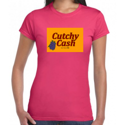 Limited Edition Cutchy Cash ladies fitted t-shirt